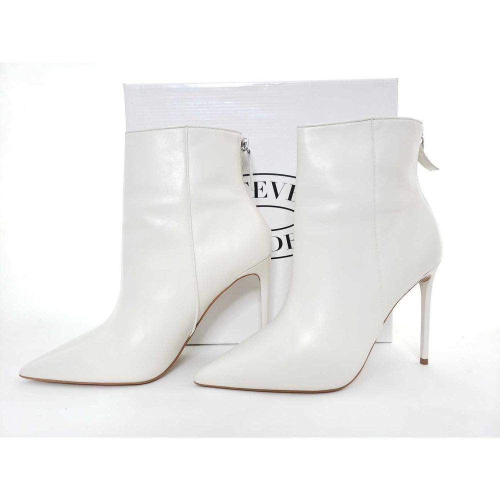 Steve Madden Via Leather Point Toe Stiletto Bootie - Picture 2 of 8